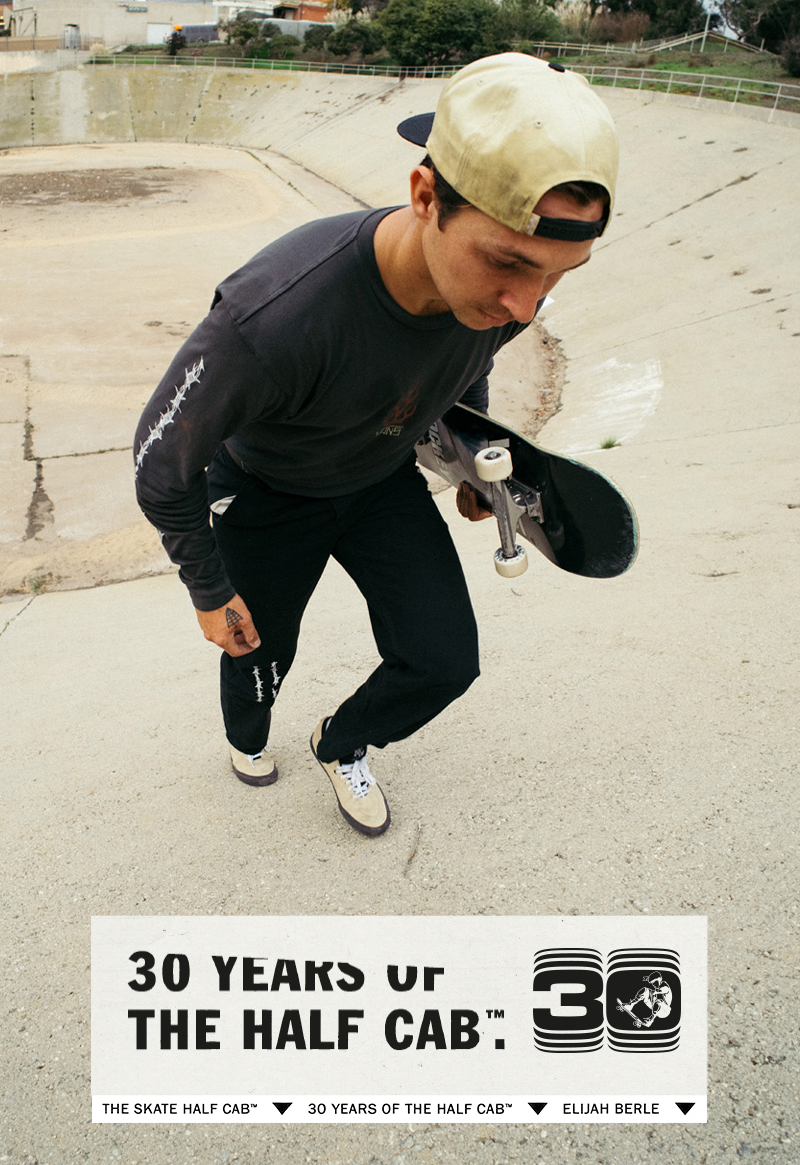 Vans x ELIJAH BERLE 30 Years of the Half Cab