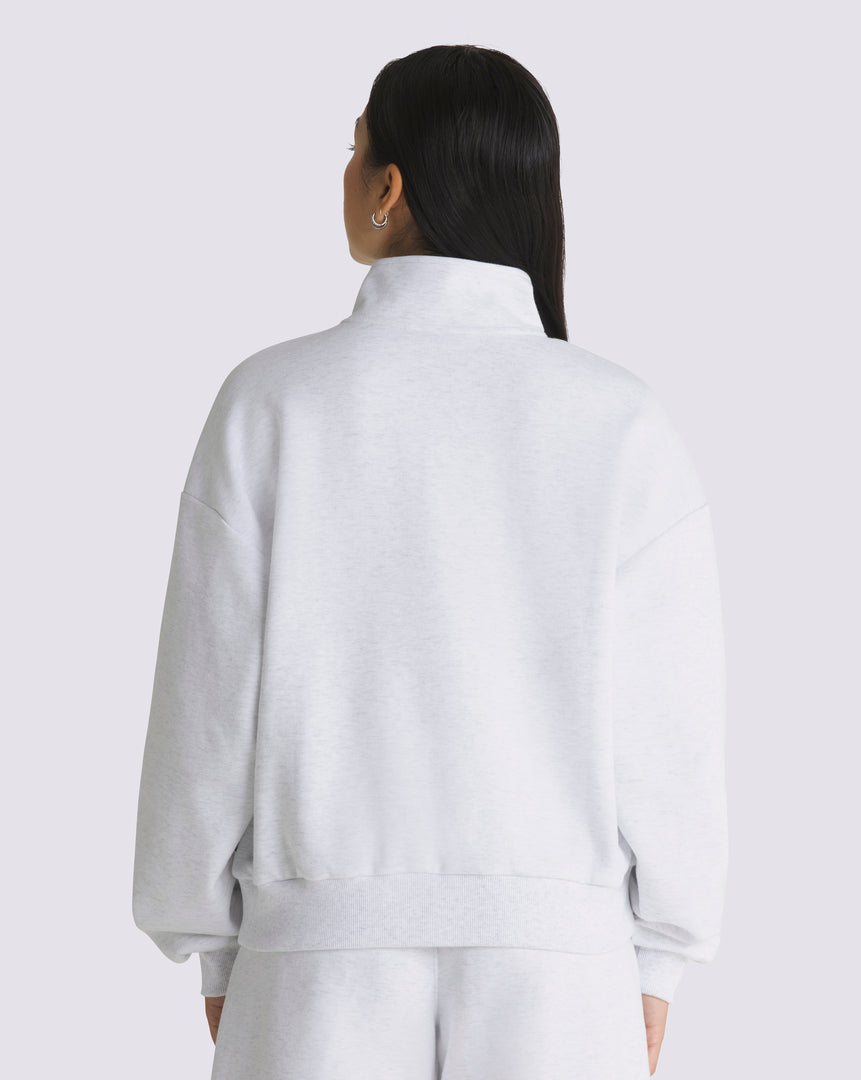 Polerón Elevated Double Knit Mock Neck