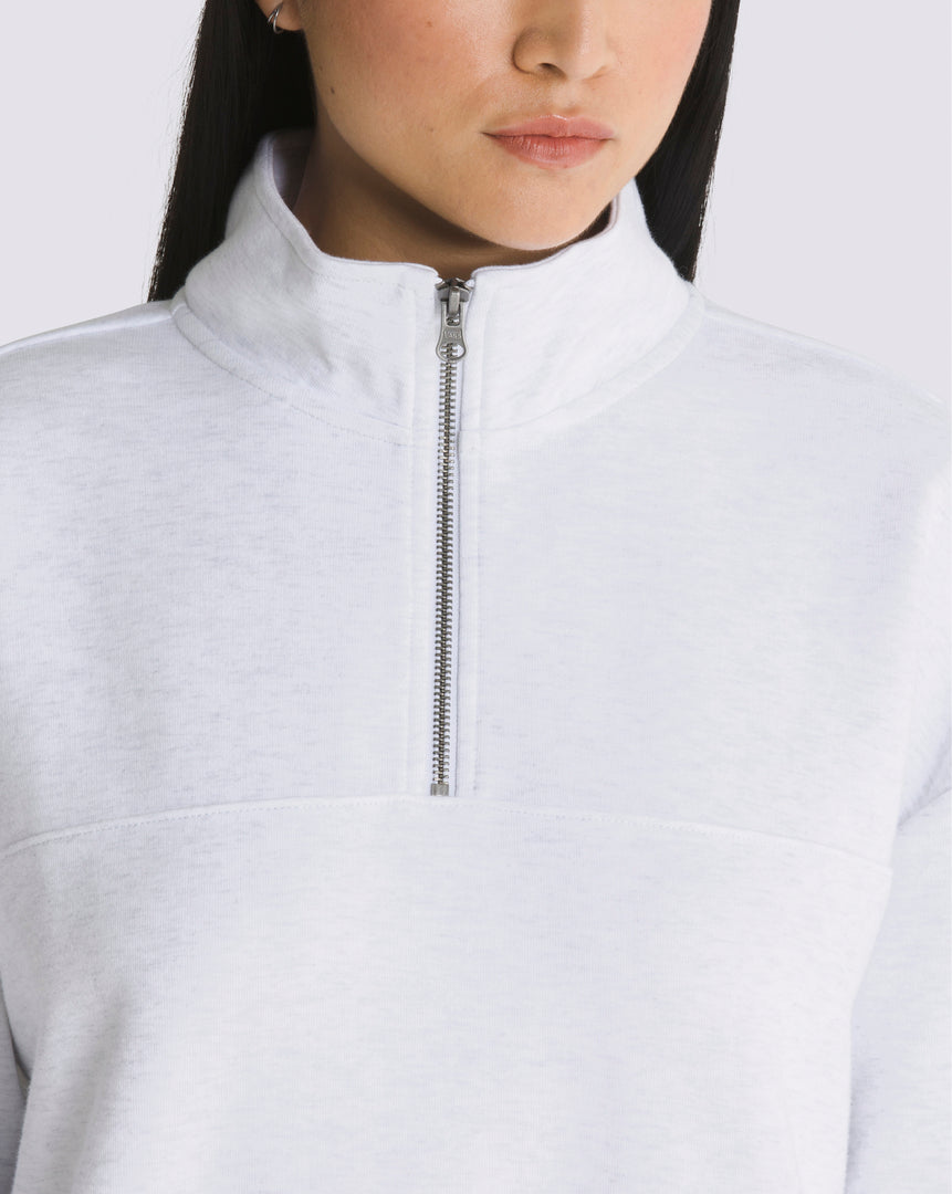 Polerón Elevated Double Knit Mock Neck