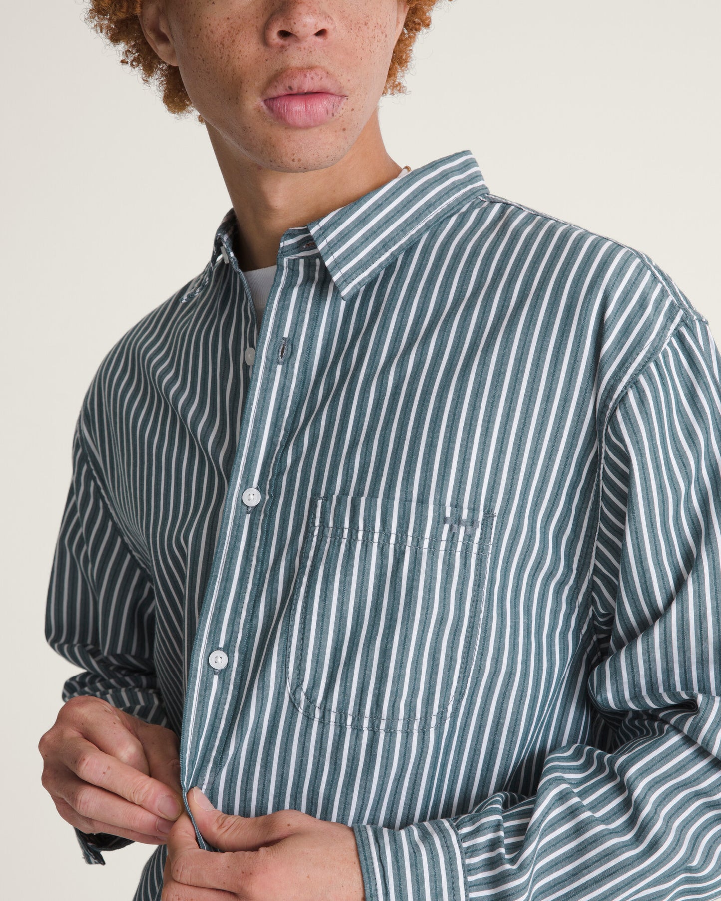 Camisa Manga Larga Dobby Stripe LS Shirt