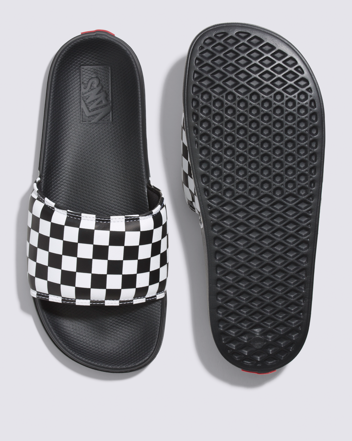 Sandalia La Costa Slide-On Checkerboard True White - Vans