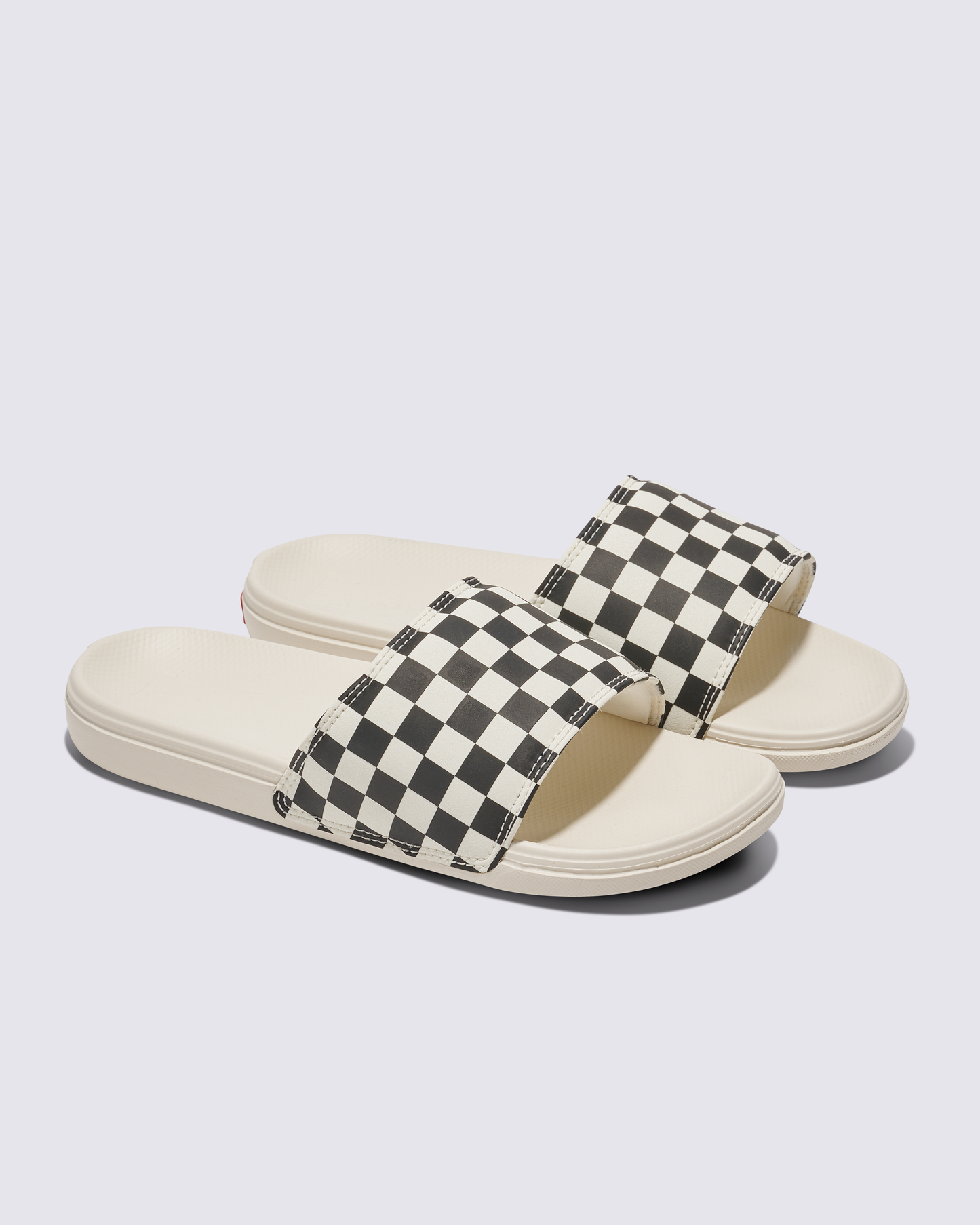 Sandalia La Costa Slide-On Checkerboard Black/Marshmallow - Vans