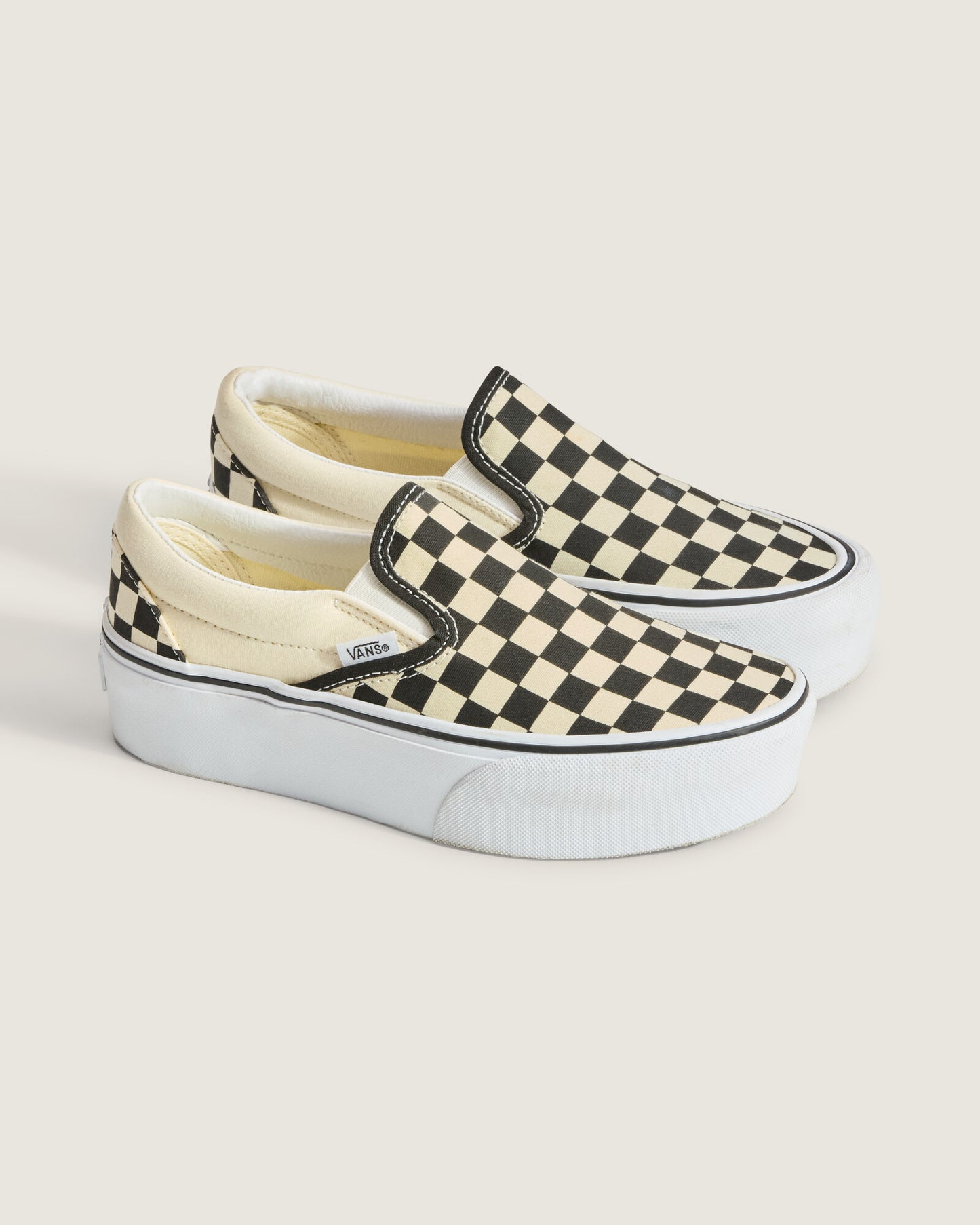 Zapatilla Classic Slip-On Stackform Checkerboard