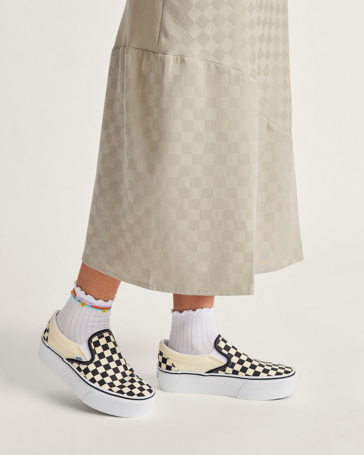 Zapatilla Classic Slip-On Stackform Checkerboard