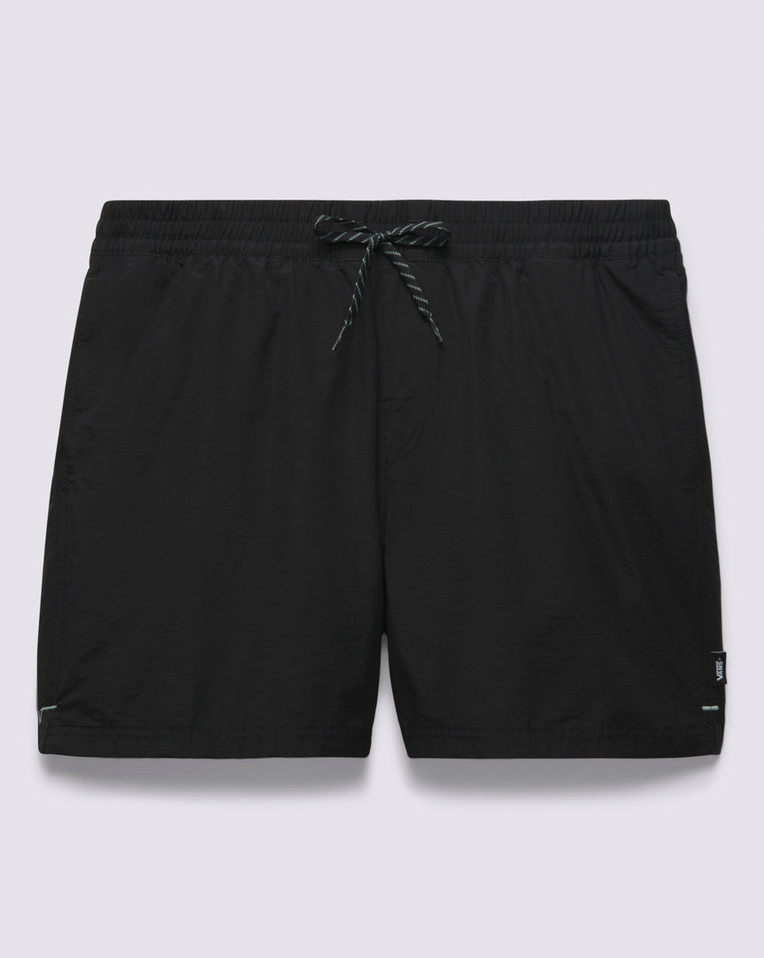 Primary Solid Elastic Boardshort Black