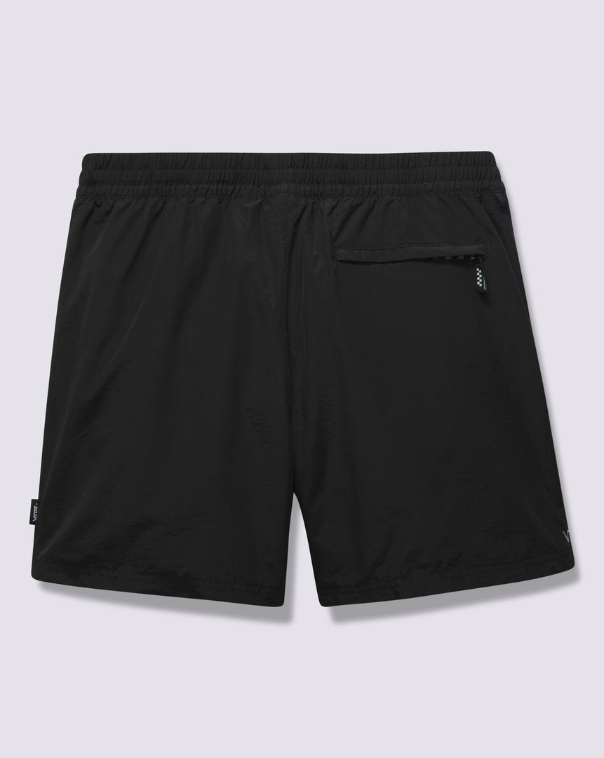 Primary Solid Elastic Boardshort Black