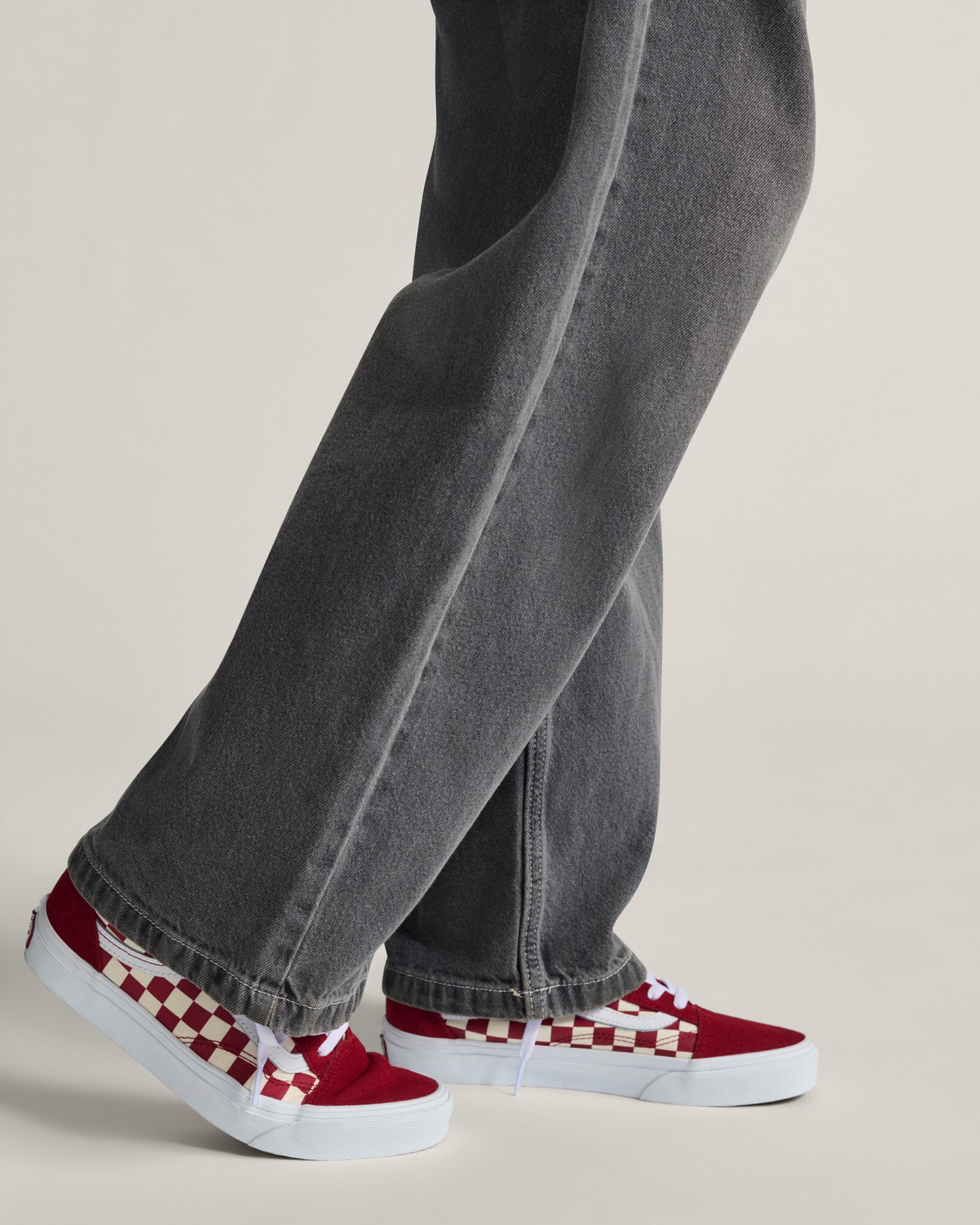 Zapatilla Old Skool Checkerboard Burgundy White