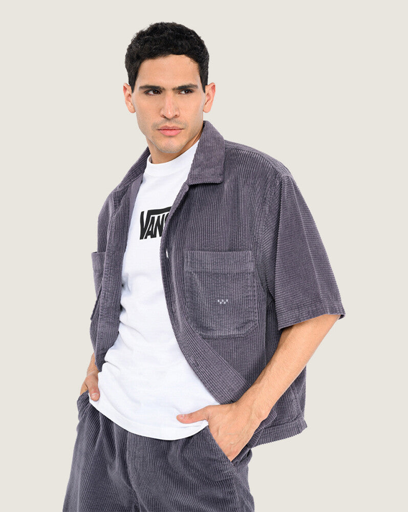 Camisa Manga Corta Cord Button Up