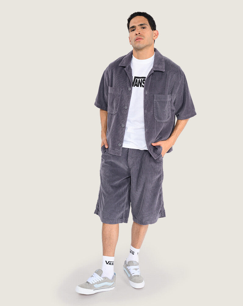 Camisa Manga Corta Cord Button Up
