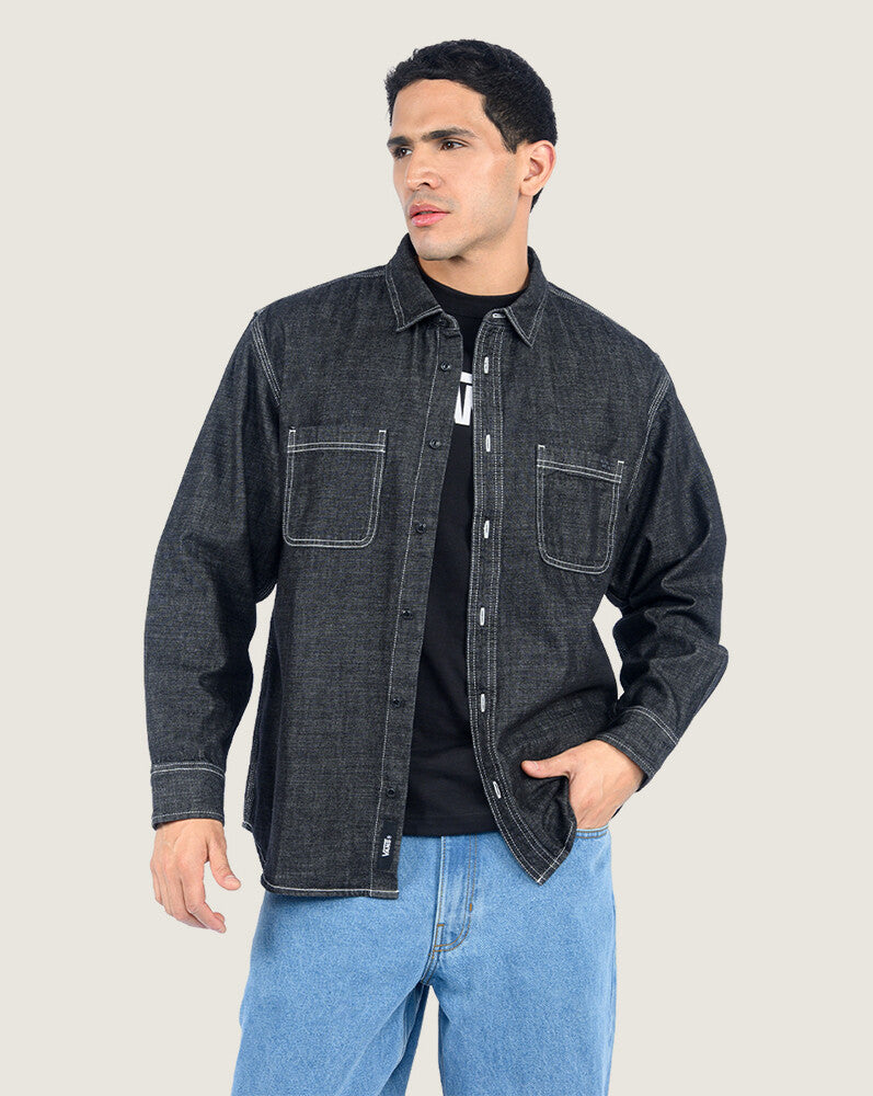 Camisa Manga Larga Chambray LS Woven