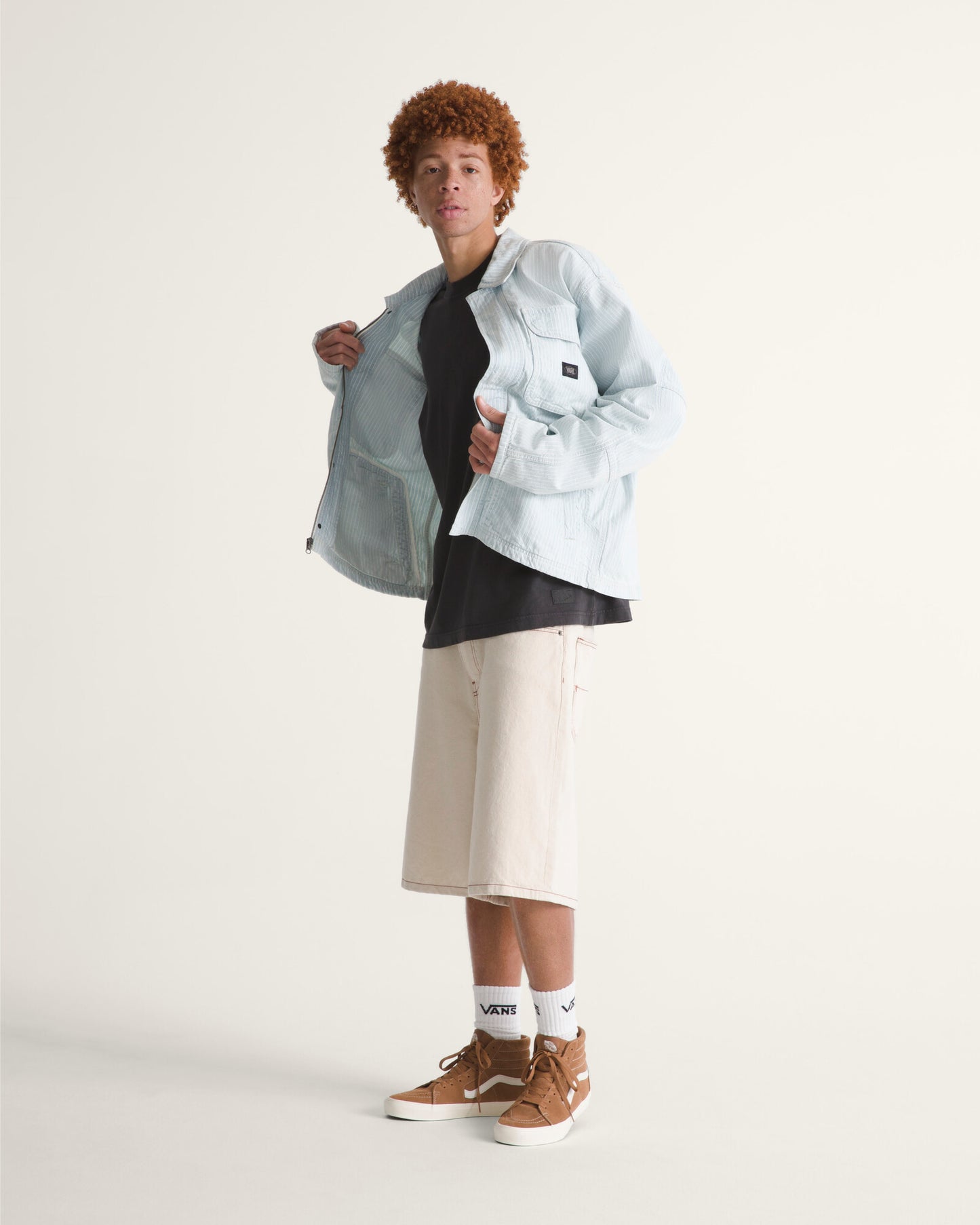 Casaca Umber Denim Stripe Jacket