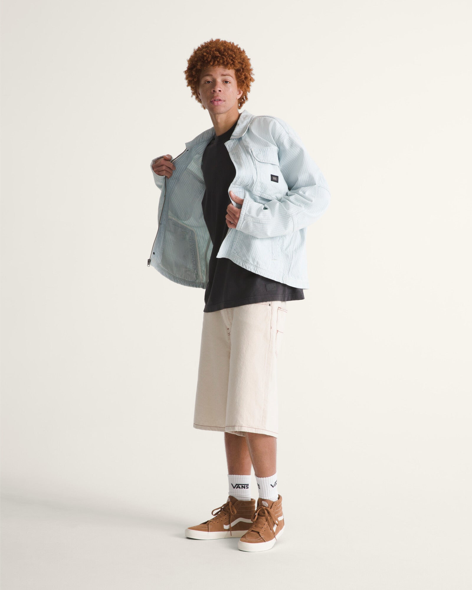 Casaca Umber Denim Stripe Jacket