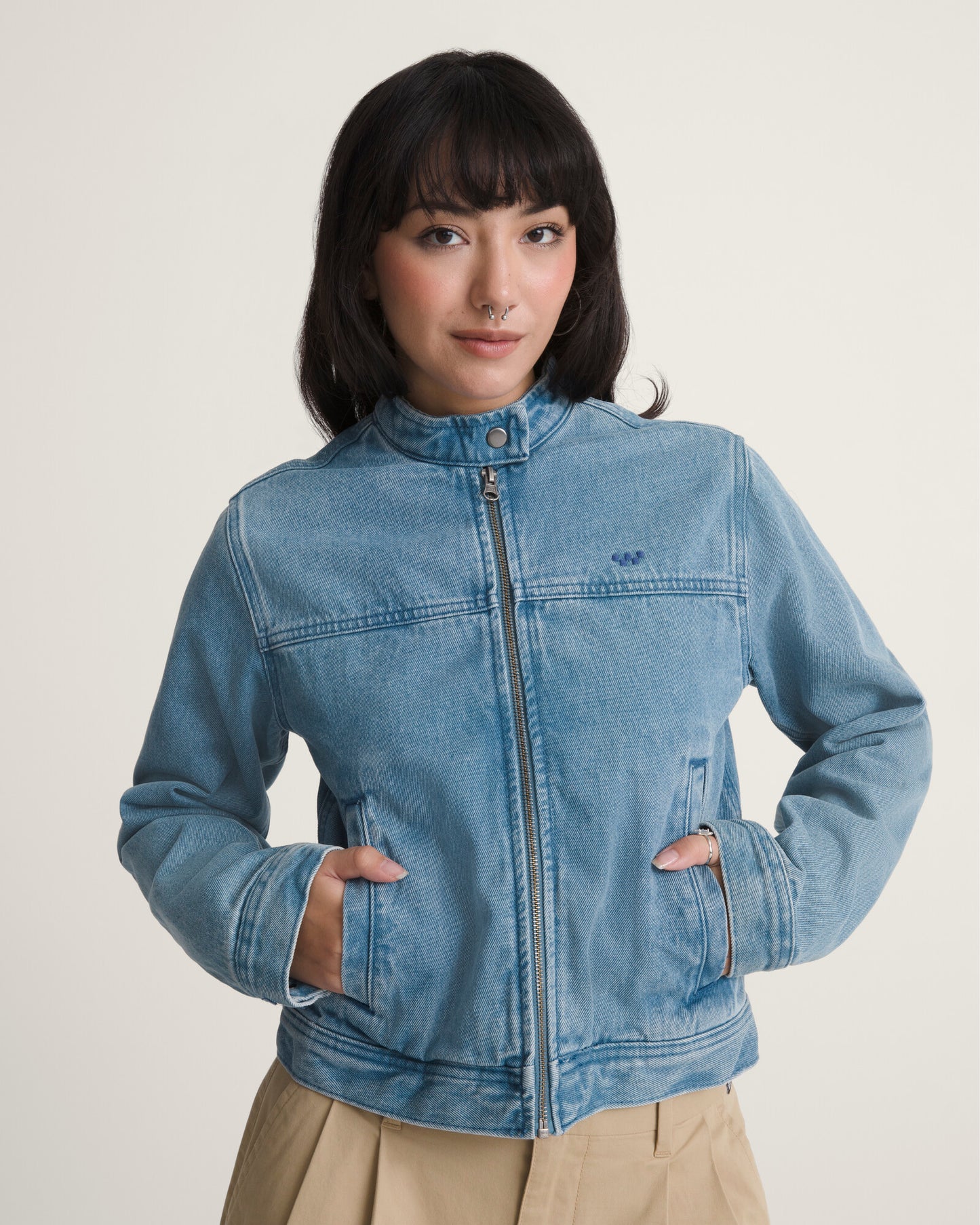 Casaca LX WMN Pomona Collarless Station Jacket