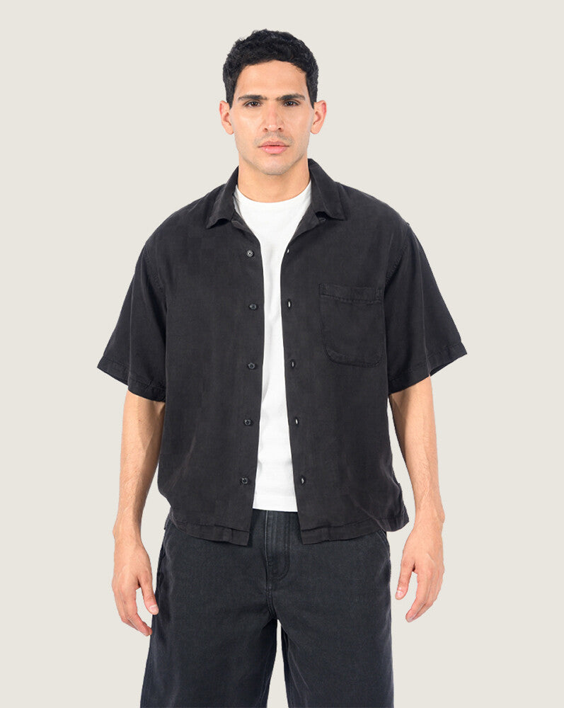 Camisa Manga Corta Van Doren Tencel Check Camp SS Shirt