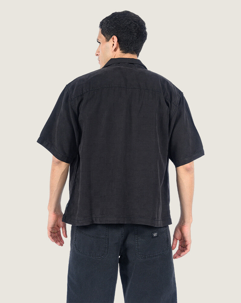 Camisa Manga Corta Van Doren Tencel Check Camp SS Shirt