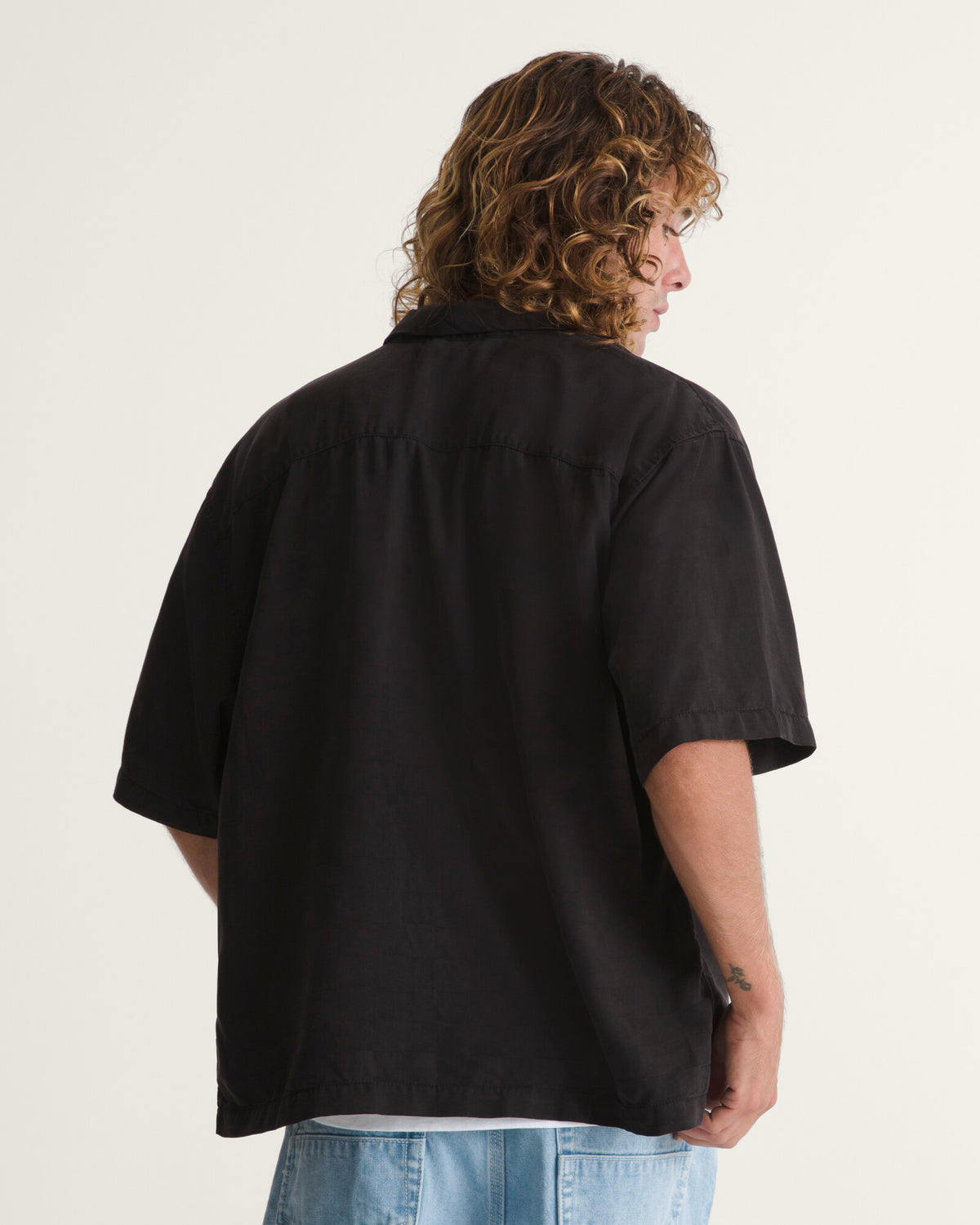 Camisa Manga Corta Van Doren Tencel Check Camp