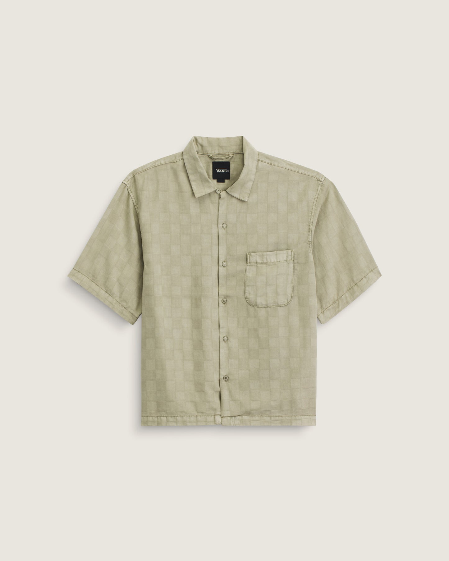 Camisa Manga Corta Van Doren Tencel Check Camp SS Shirt