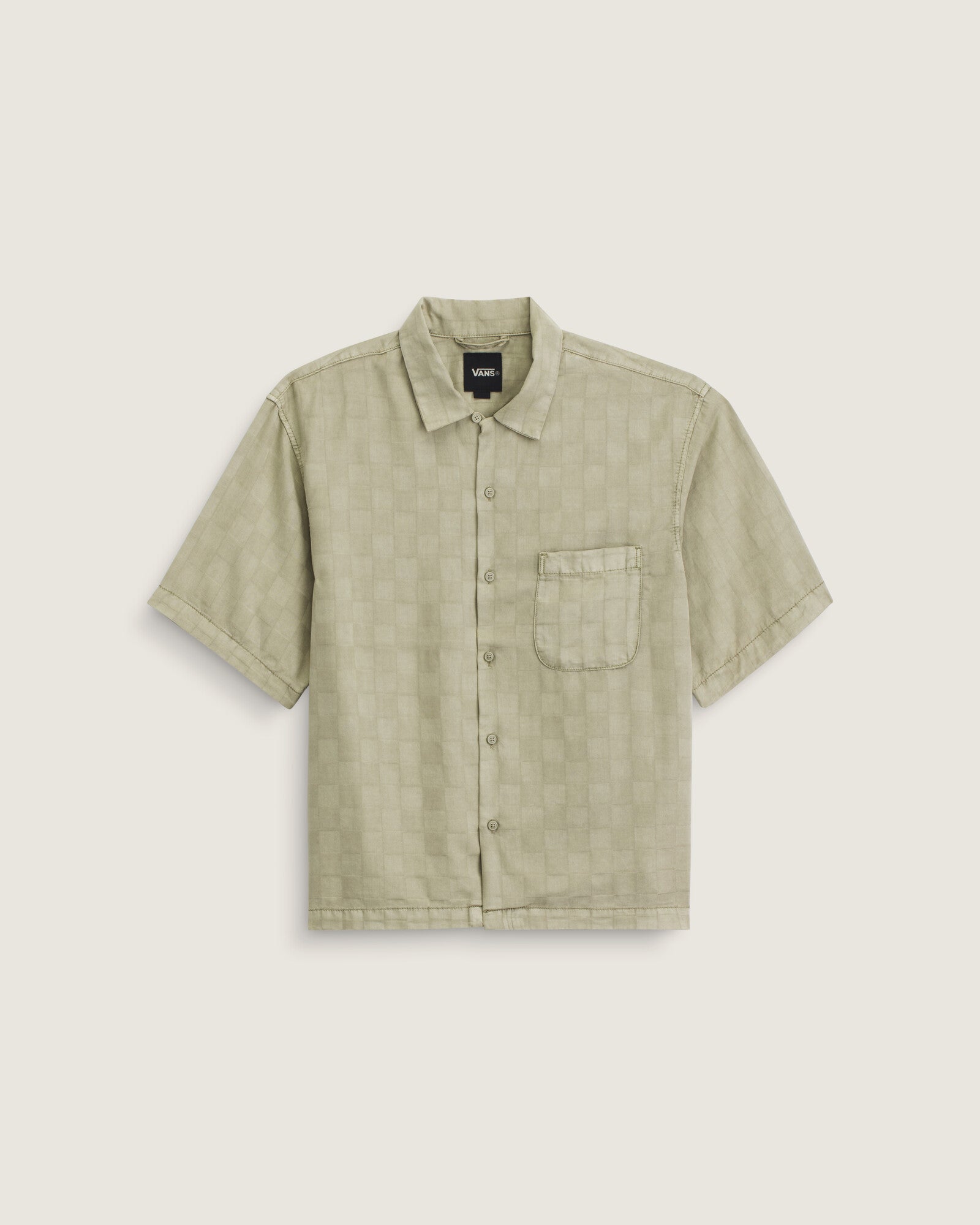 Camisa Manga Corta Van Doren Tencel Check Camp SS Shirt