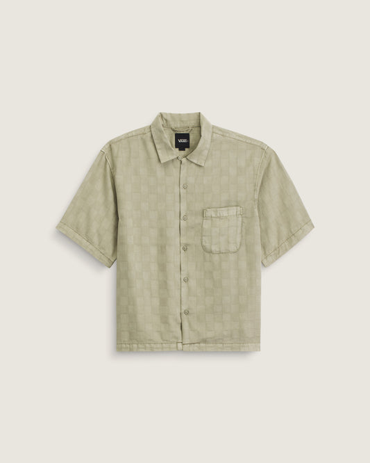 Camisa Manga Corta Van Doren Tencel Check Camp SS Shirt