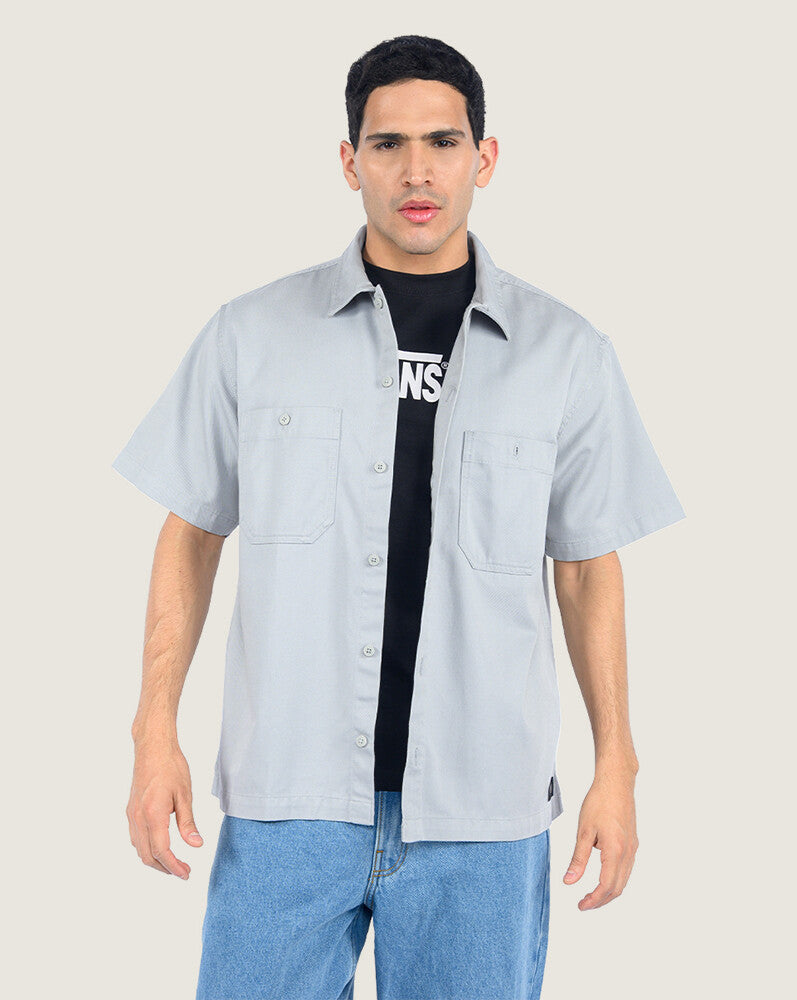 Camisa Manga Corta Larkspur Solid Workwear SS Shirt