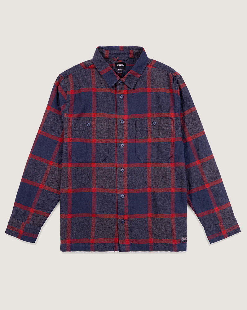 Camisa Manga Larga Larkspur Plaid Flannel Shirt