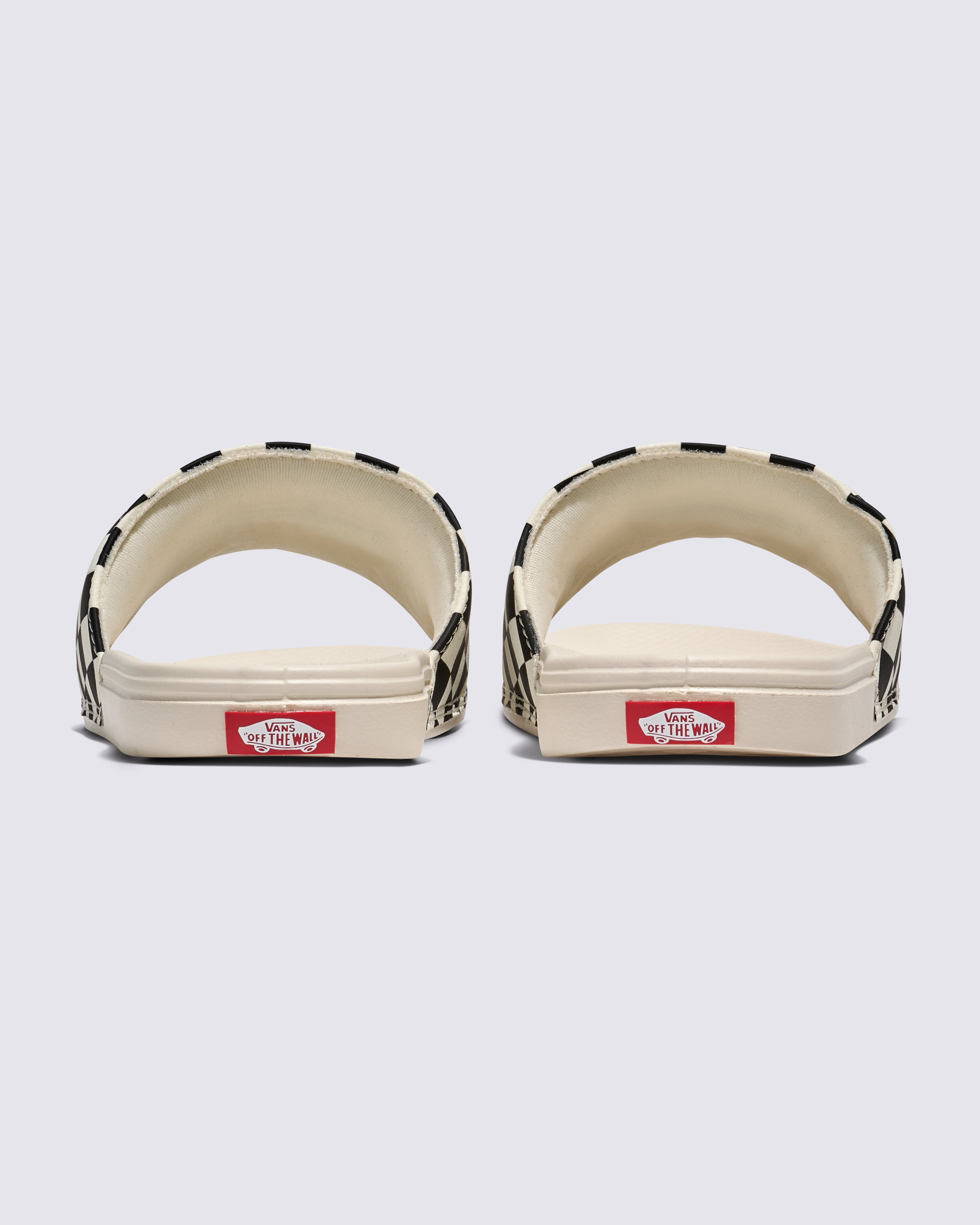 Sandalia La Costa Slide-On Checkerboard Black/Marshmallow - Vans