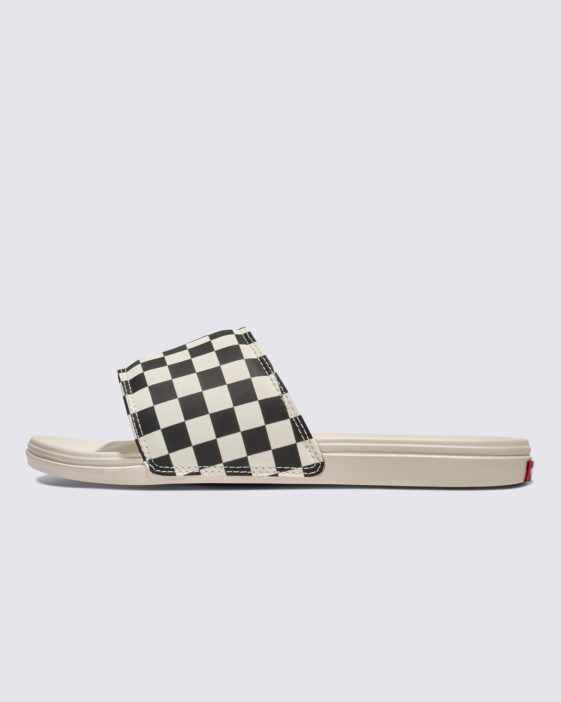 Sandalia La Costa Slide-On Checkerboard Black/Marshmallow - Vans
