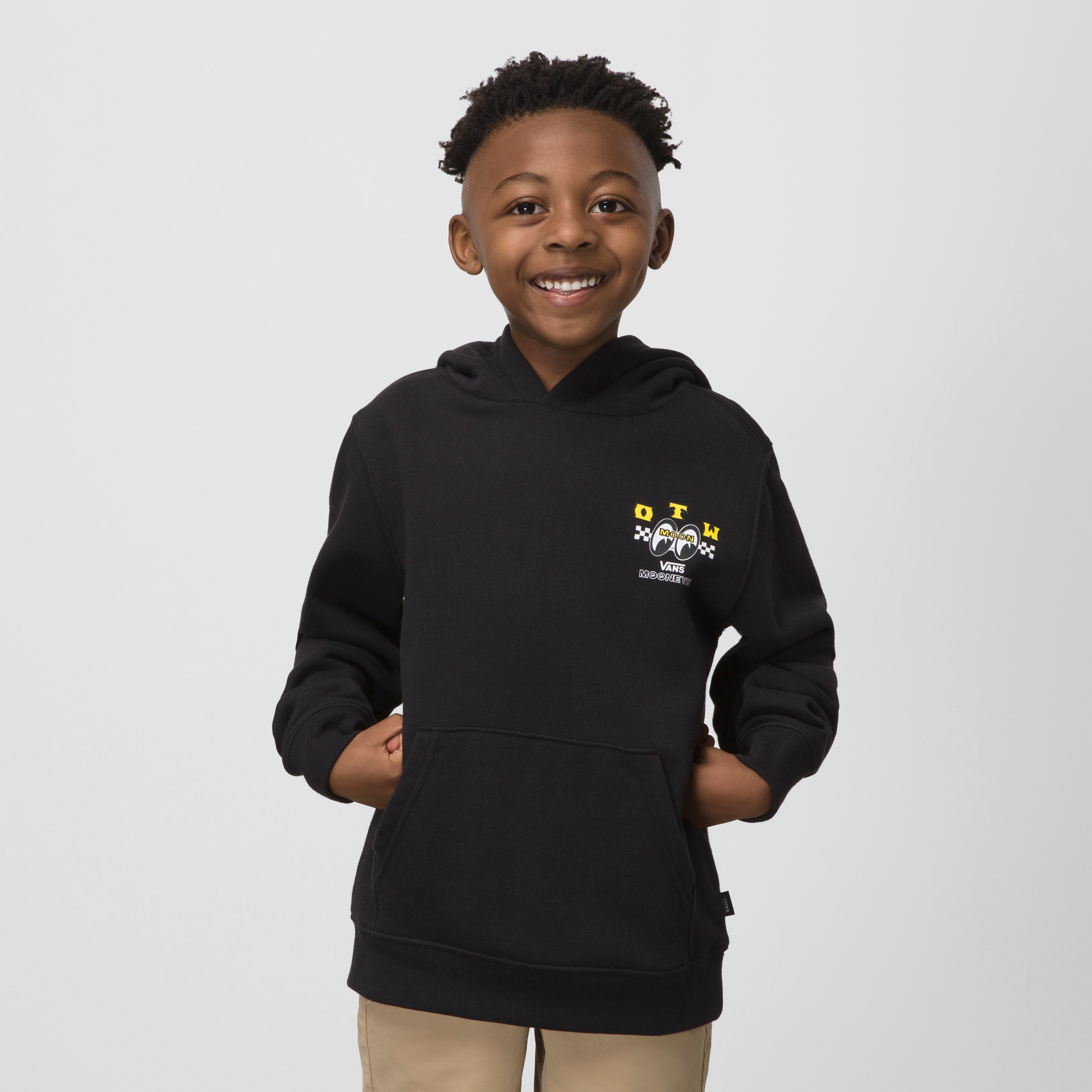 Polerón con capucha Niños Mooneyes Black (2-7 años)