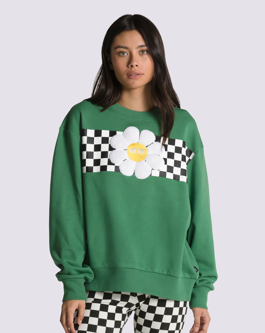 Sweater Oversized Floral Crew