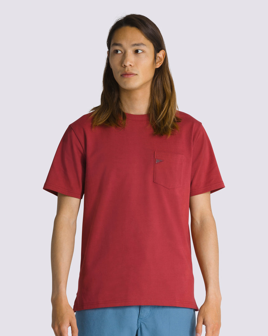 Polo Pilgrim Ss Pocket Shirt Brick