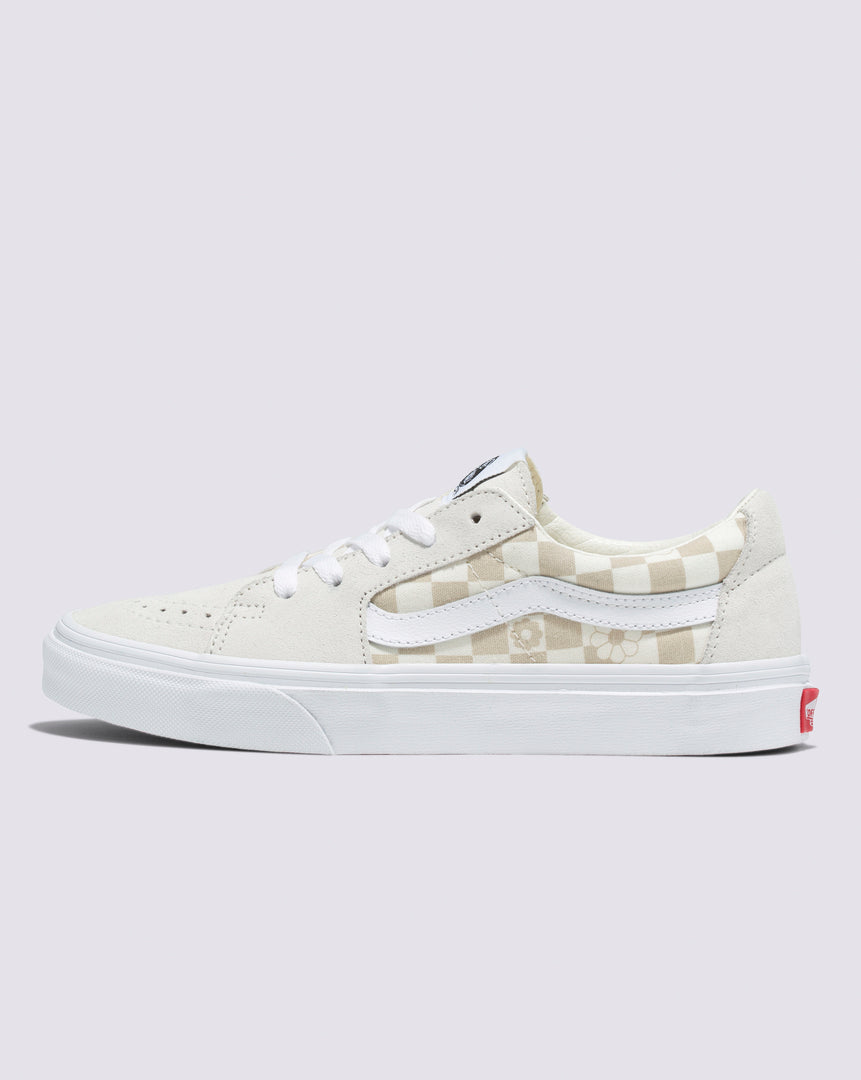 Zapatilla SK8-Low Floral Check Marshmallow