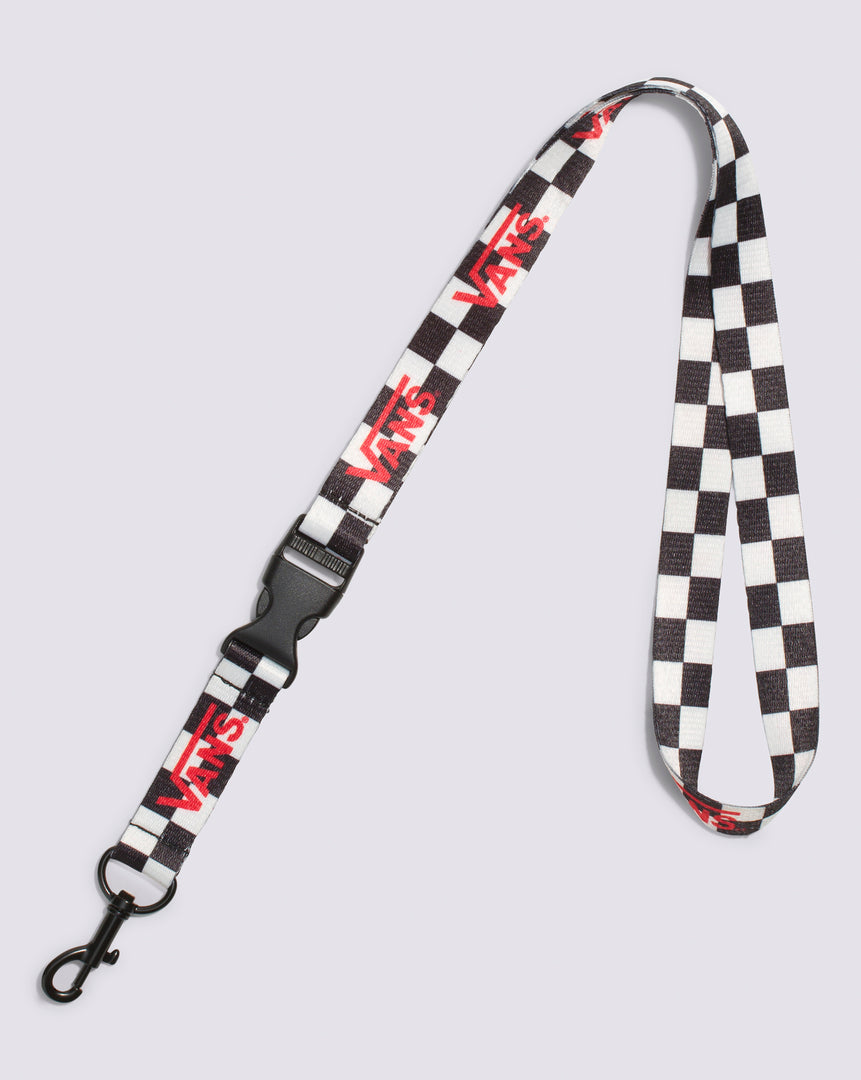 Lanyard Checkerboard Red