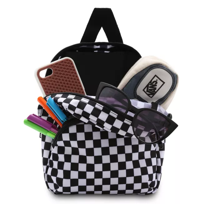 Mochila Mini Got This Black-White Checkerboard - Vans