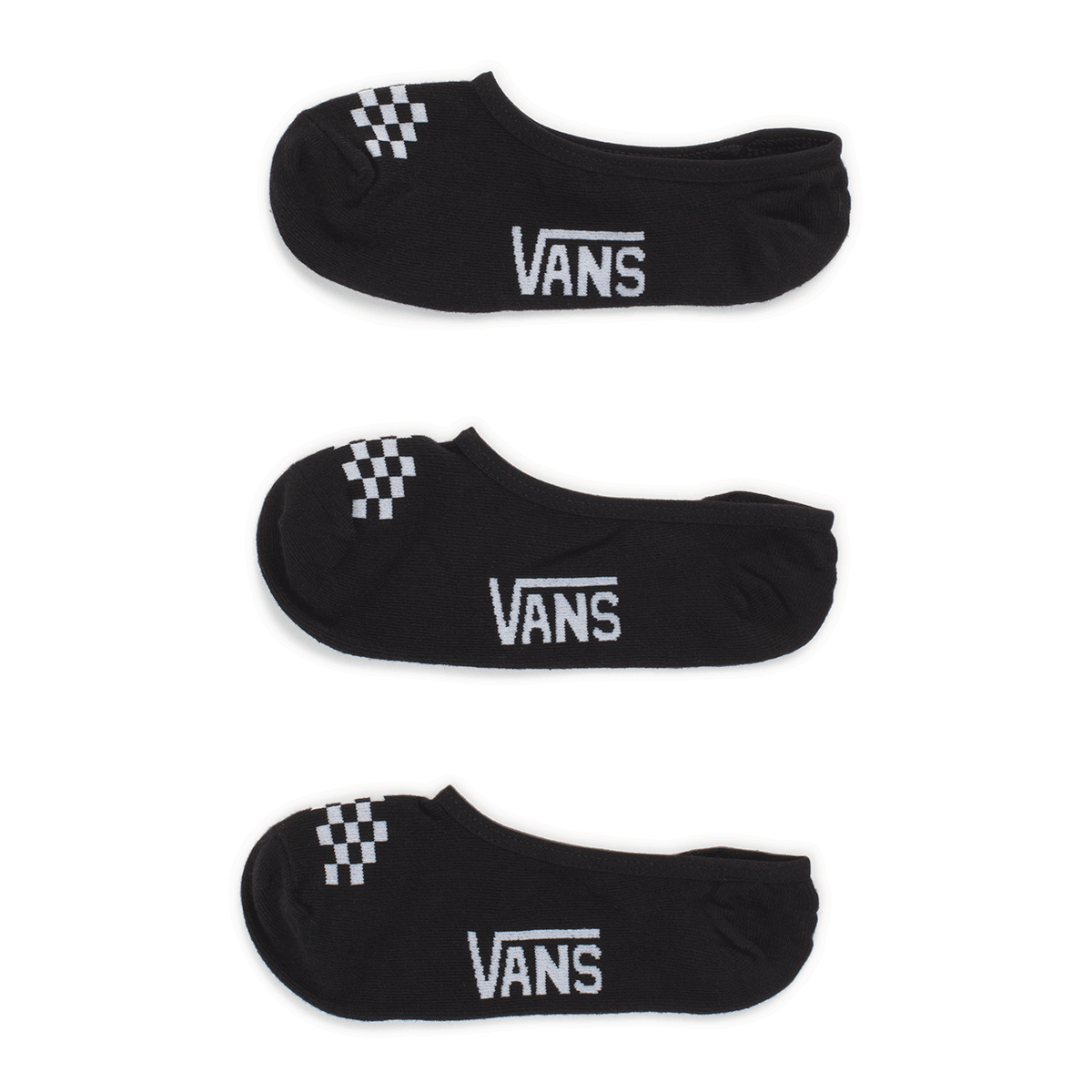 Medias Classic Canoodle Black-White 3 Pack (6.5-10) - Vans