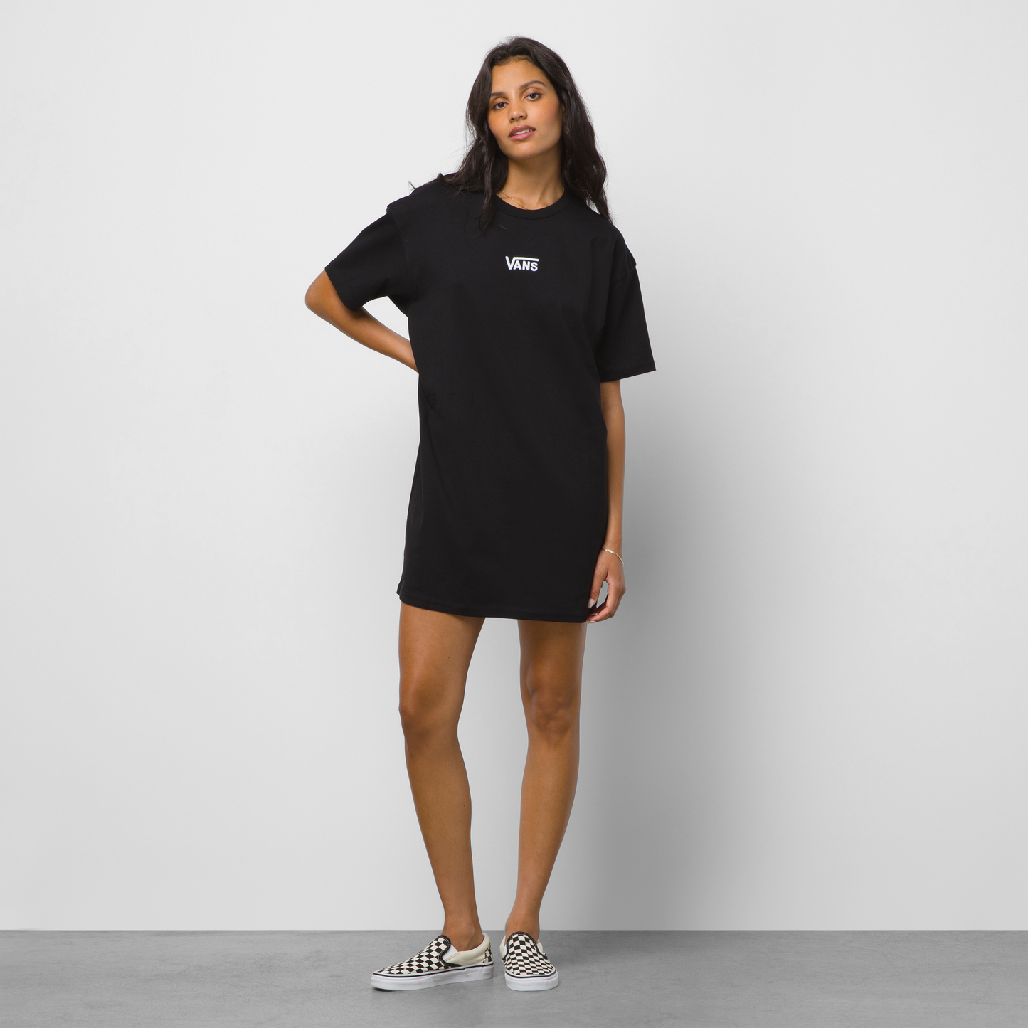 Vestido Camiseta Center Vee Black