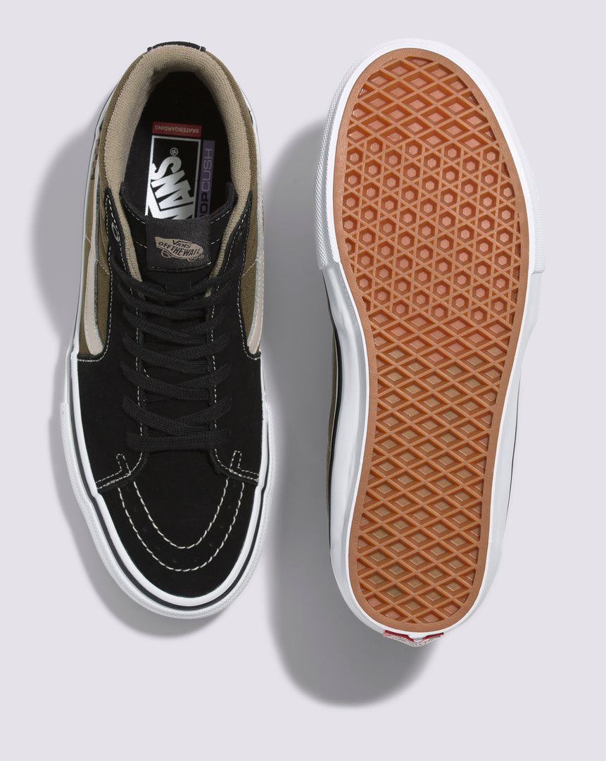 Zapatilla Skate Sk8-Hi Black/Olive