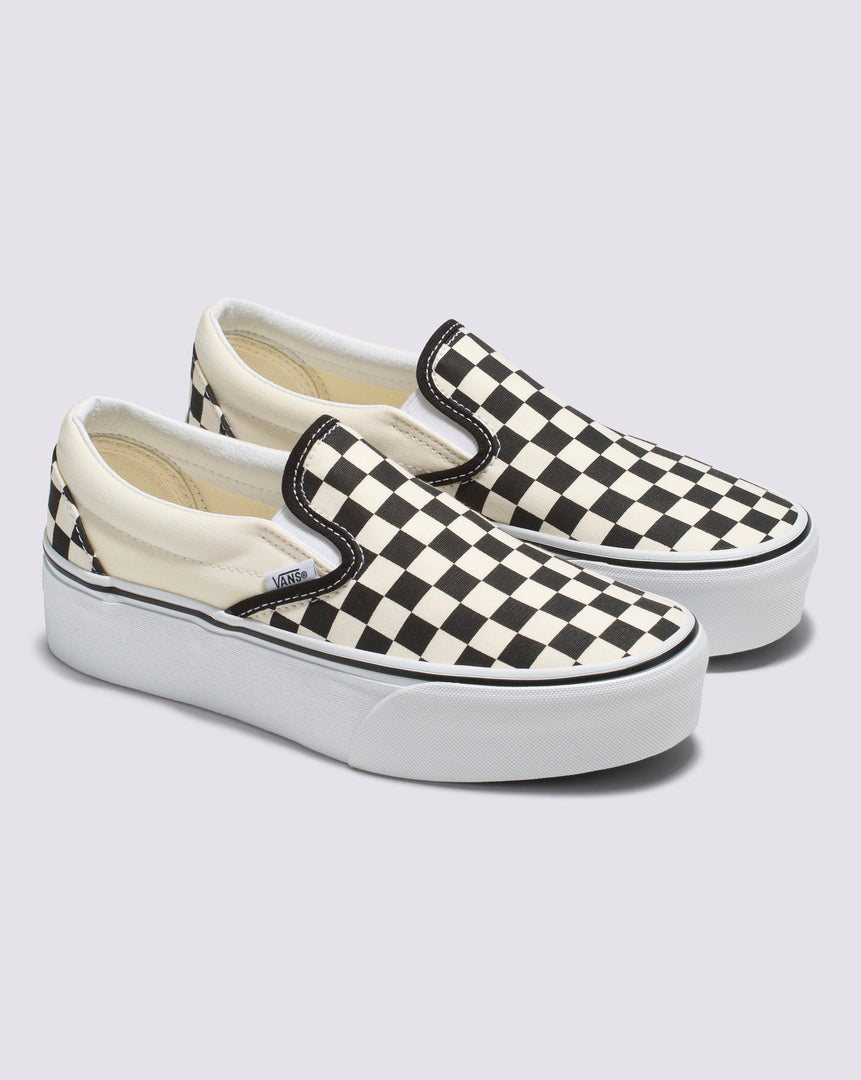 Zapatilla Classic Slip-On Stackform Checkerboard